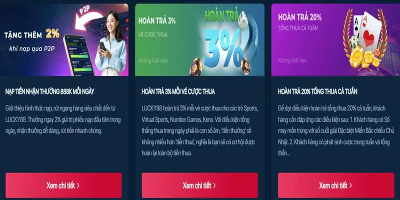 Chọn mục nạp tiền
